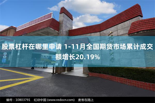 股票杠杆在哪里申请 1-11月全国期货市场累计成交额增长20.19%